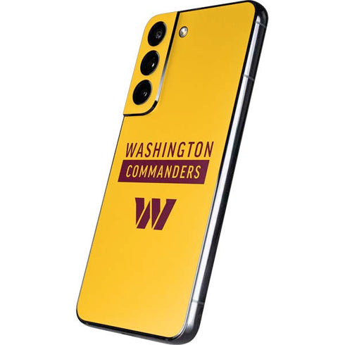 NFL Washington Commanders Yellow Galaxy S22 Skin