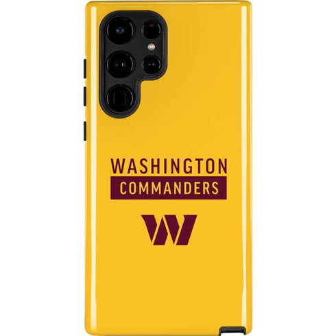 NFL Washington Commanders Yellow Galaxy S22 Ultra Pro Case
