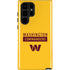NFL Washington Commanders Yellow Galaxy S22 Ultra Pro Case
