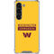 NFL Washington Commanders Yellow Galaxy S23 Clear Case