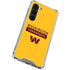 NFL Washington Commanders Yellow Galaxy S23 Clear Case