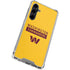NFL Washington Commanders Yellow Galaxy S23 FE Clear Case