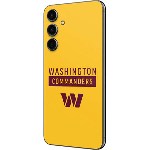 NFL Washington Commanders Yellow Galaxy S23 FE Skin