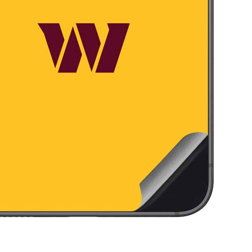 NFL Washington Commanders Yellow Galaxy S23 FE Skin