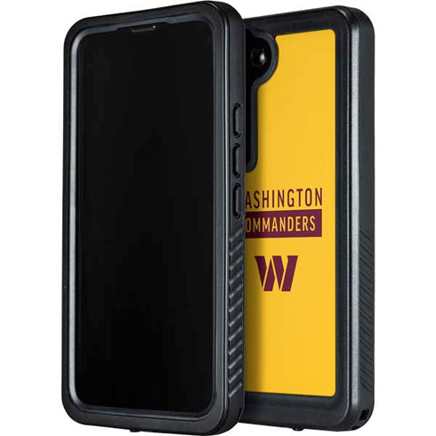 NFL Washington Commanders Yellow Galaxy S23 Plus Waterproof Case