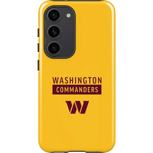NFL Washington Commanders Yellow Galaxy S23 Pro Case