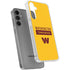 NFL Washington Commanders Yellow Galaxy S24 Plus Clear Case