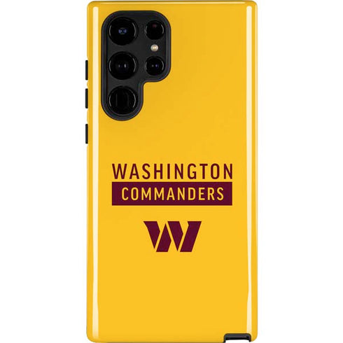 NFL Washington Commanders Yellow Galaxy S24 Ultra Impact Case