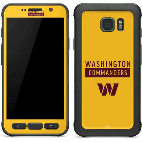 NFL Washington Commanders Yellow Galaxy S7 Active Skin