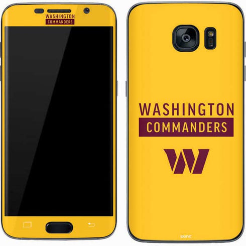 NFL Washington Commanders Yellow Galaxy S7 Skin