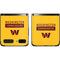 NFL Washington Commanders Yellow Galaxy Z Flip Skin