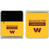 NFL Washington Commanders Yellow Galaxy Z Flip3 5G Skin
