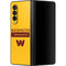 NFL Washington Commanders Yellow Galaxy Z Fold3 5G Skin