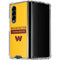 NFL Washington Commanders Yellow Galaxy Z Fold4 5G Clear Case