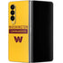 NFL Washington Commanders Yellow Galaxy Z Fold4 5G Skin