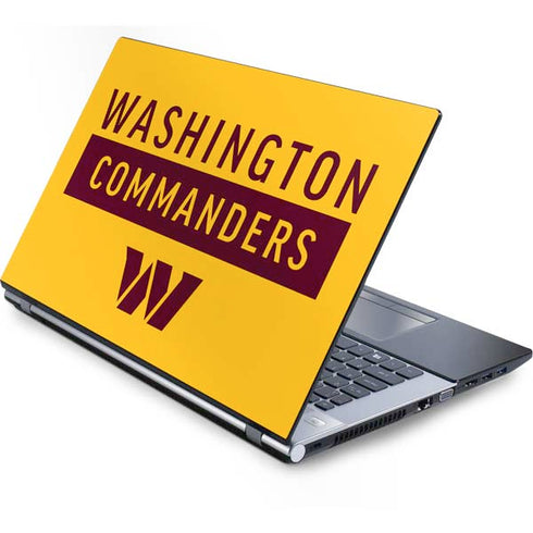 NFL Washington Commanders Yellow Generic Laptop Skin