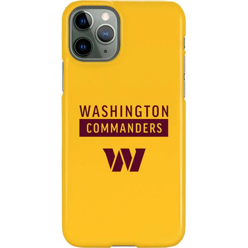 NFL Washington Commanders Yellow iPhone 11 Pro Lite Case