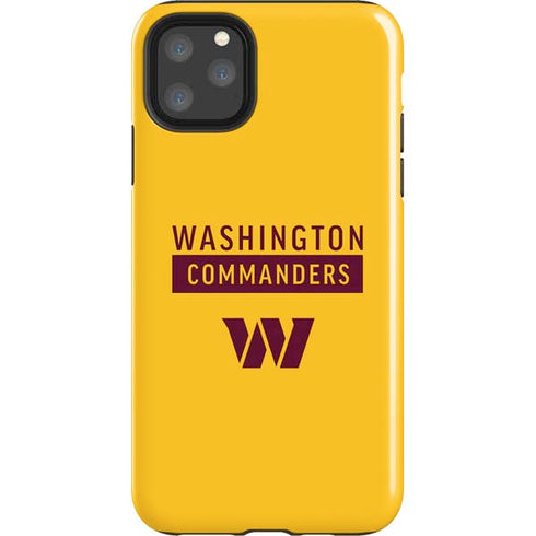 NFL Washington Commanders Yellow iPhone 11 Pro Max Impact Case