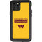 NFL Washington Commanders Yellow iPhone 11 Pro Waterproof Case