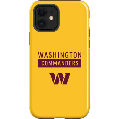 NFL Washington Commanders Yellow iPhone 12 Impact Case