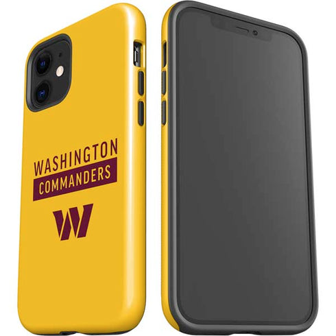 NFL Washington Commanders Yellow iPhone 12 Impact Case