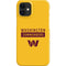 NFL Washington Commanders Yellow iPhone 12 Mini Lite Case