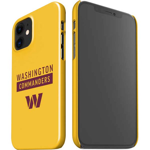 NFL Washington Commanders Yellow iPhone 12 Mini Lite Case