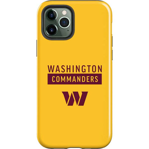 NFL Washington Commanders Yellow iPhone 12 Pro Impact Case