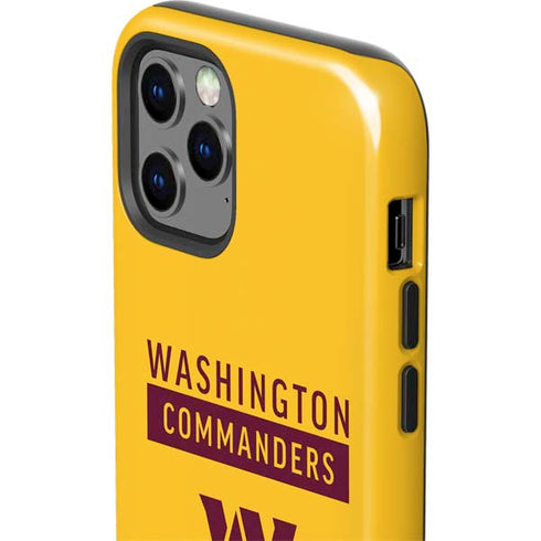 NFL Washington Commanders Yellow iPhone 12 Pro Impact Case