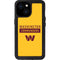 NFL Washington Commanders Yellow iPhone 13 Mini Waterproof Case