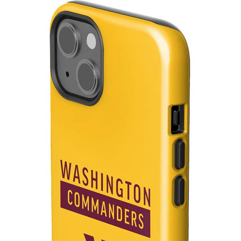 NFL Washington Commanders Yellow iPhone 15 Plus Impact Case