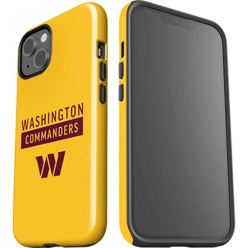NFL Washington Commanders Yellow iPhone 15 Impact Case