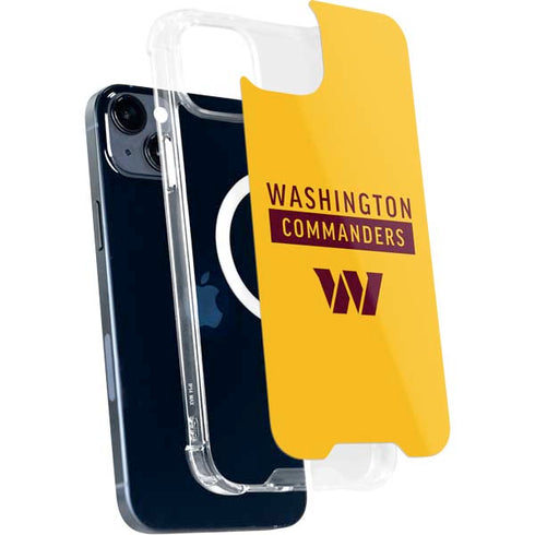 NFL Washington Commanders Yellow iPhone 15 Plus MagSafe Case