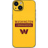 NFL Washington Commanders Yellow iPhone 14 Plus Skin