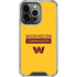 NFL Washington Commanders Yellow iPhone 15 Pro Clear Case