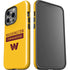 NFL Washington Commanders Yellow iPhone 15 Pro Impact Case