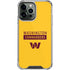 NFL Washington Commanders Yellow iPhone 15 Pro Max Clear Case