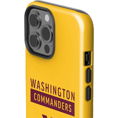 NFL Washington Commanders Yellow iPhone 15 Pro Max Impact Case