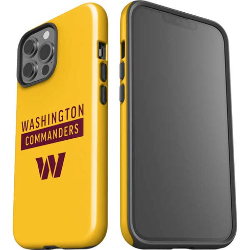 NFL Washington Commanders Yellow iPhone 15 Pro Max Impact Case
