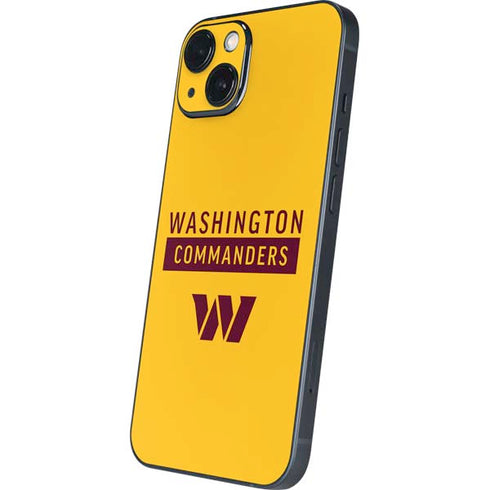 NFL Washington Commanders Yellow iPhone 14 Skin