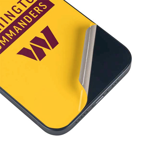 NFL Washington Commanders Yellow iPhone 14 Skin