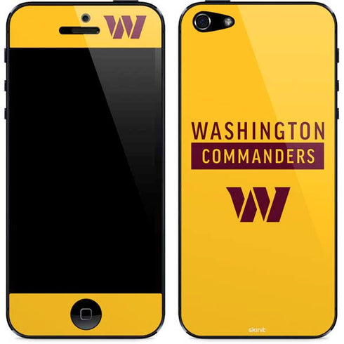 NFL Washington Commanders Yellow iPhone 5/5s/5SE Skin