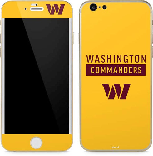 NFL Washington Commanders Yellow iPhone 6/6s Skin