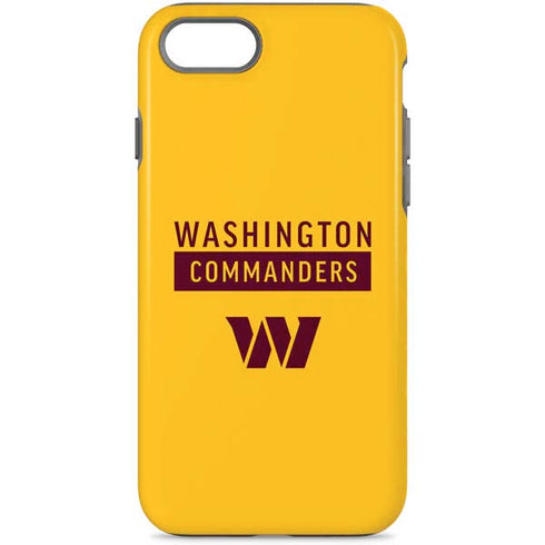 NFL Washington Commanders Yellow iPhone 8 Pro Case