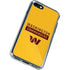 NFL Washington Commanders Yellow iPhone SE (2nd & 3rd Gen) Clear Case