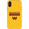 NFL Washington Commanders Yellow iPhone X Pro Case