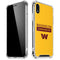 NFL Washington Commanders Yellow iPhone XR Clear Case