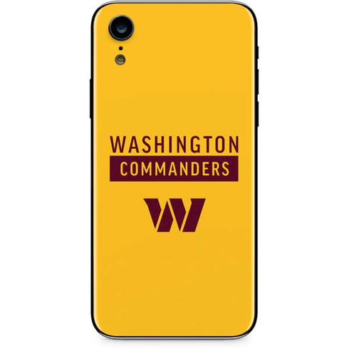 NFL Washington Commanders Yellow iPhone XR Skin