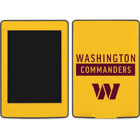 NFL Washington Commanders Yellow Amazon Kindle Skin