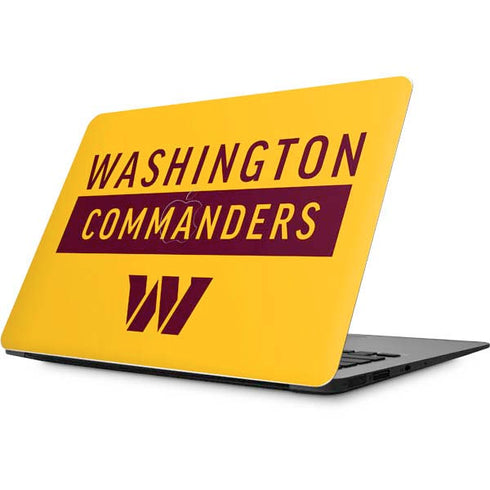 NFL Washington Commanders Yellow Apple MacBook Skin